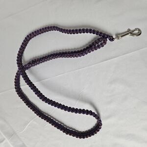 Handmade 550‎ Paracord Purple Braided Dog Leash